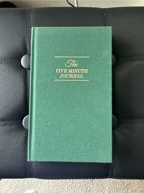 The Five Minute Journal — Green Hardcover Daily Journal from Intelligent Change
